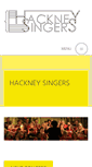 Mobile Screenshot of hackneysingers.org.uk