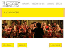 Tablet Screenshot of hackneysingers.org.uk